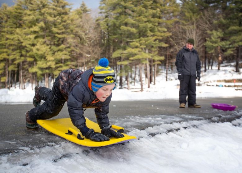 sledding