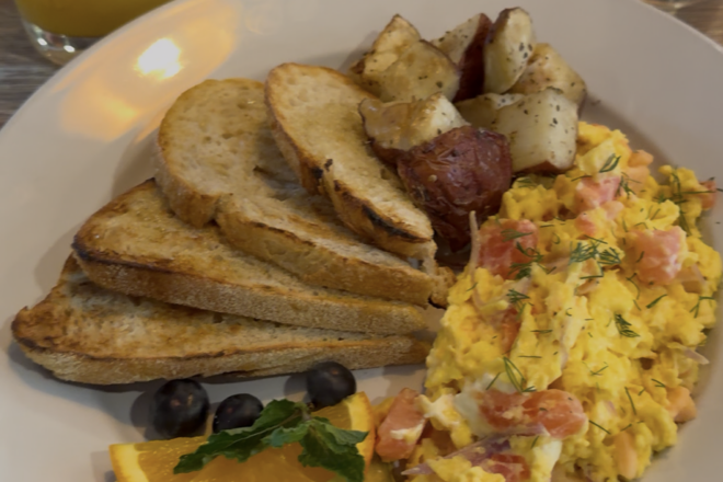 Breakfast item from Yellow Bell Cafe