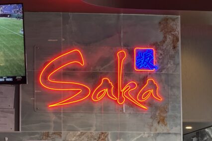 Saka Japanese Restaurant Sign