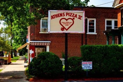 Athens Pizza House & Restaurant sign