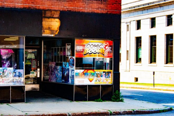 Comic Boom store entrance