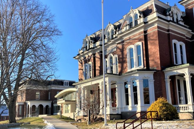 Keene Public Library winter